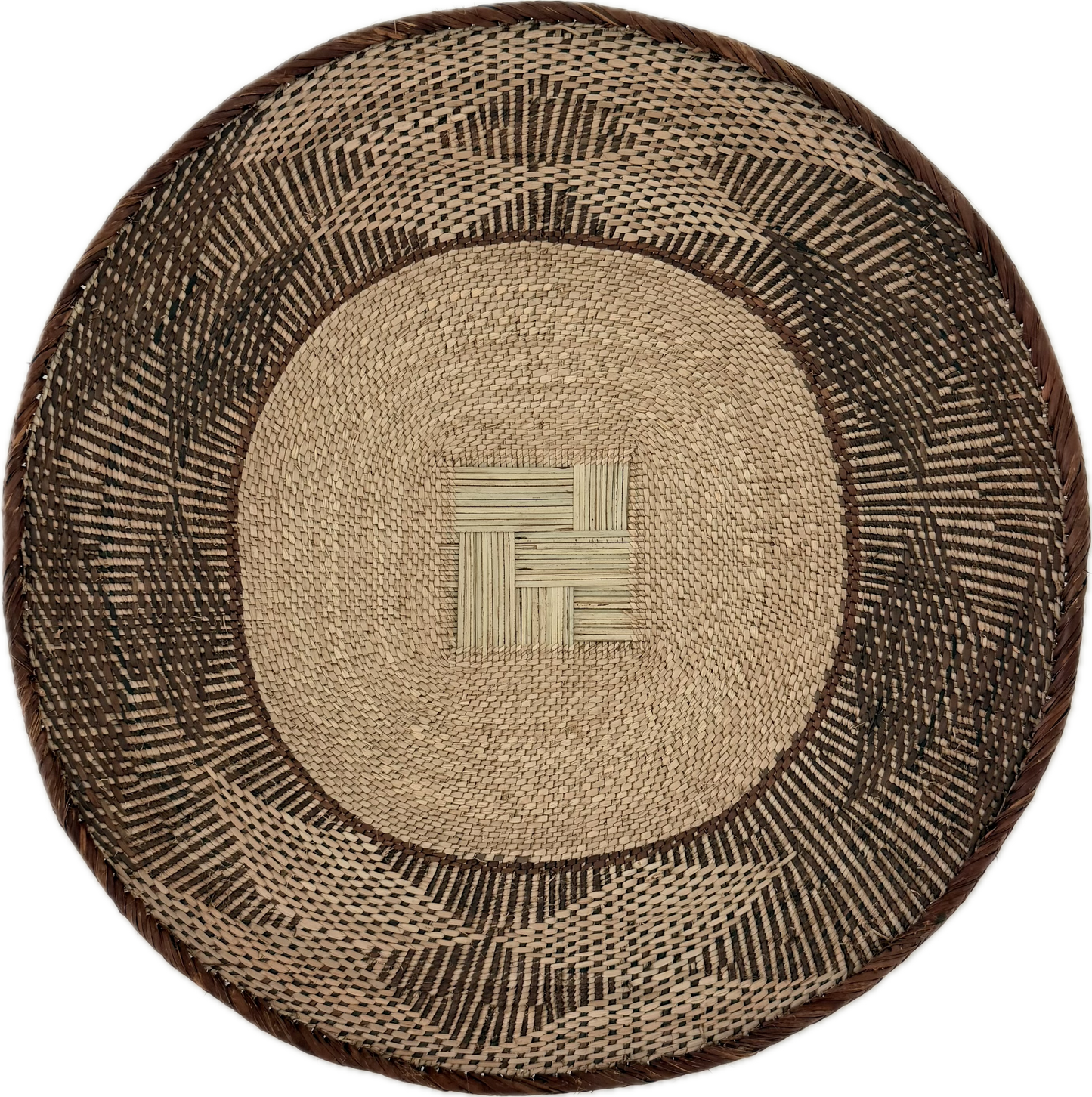 Tonga Basket Naturel/Bruin Large
