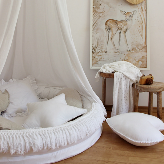 Cotton & Sweets Boho Junior Nest White