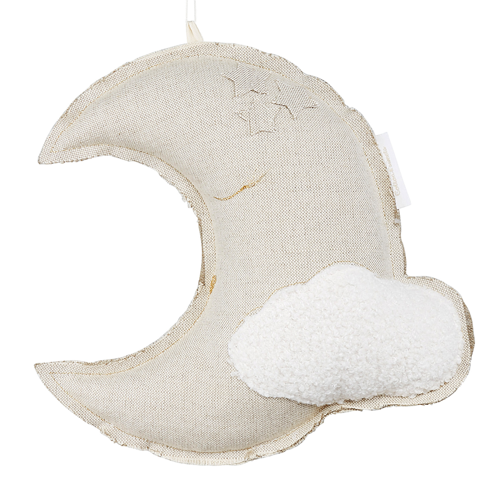 Cotton & Sweets Louis Lune mobiel Natural Linnen