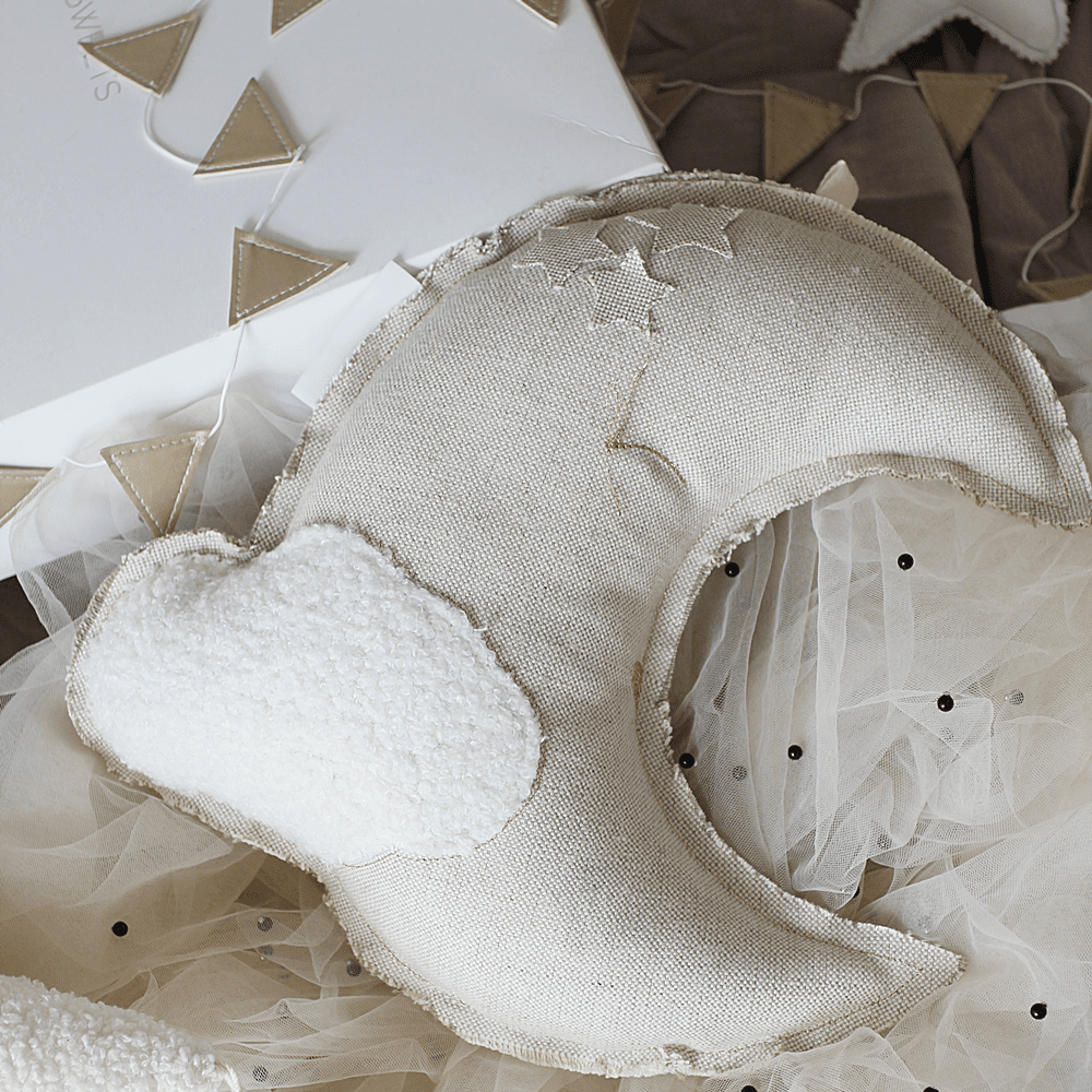 Cotton & Sweets Louis Lune mobiel Natural Linnen