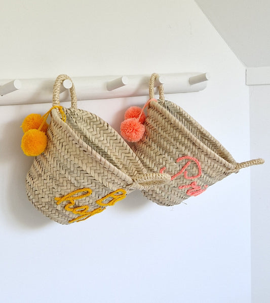Kids Basket Princesse met pompoms
