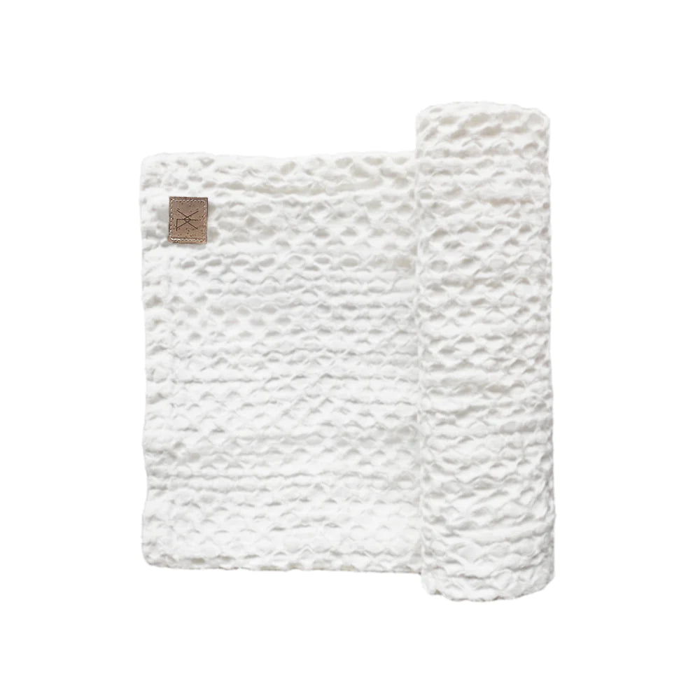 Linnen wafeldoek Off White 30x50cm