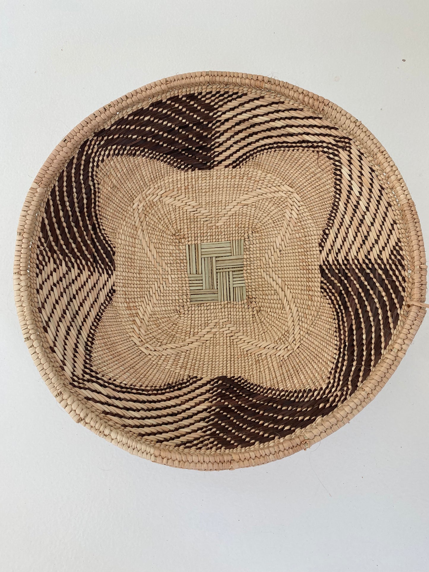 Tonga/Binga basket Natural/Brown Small