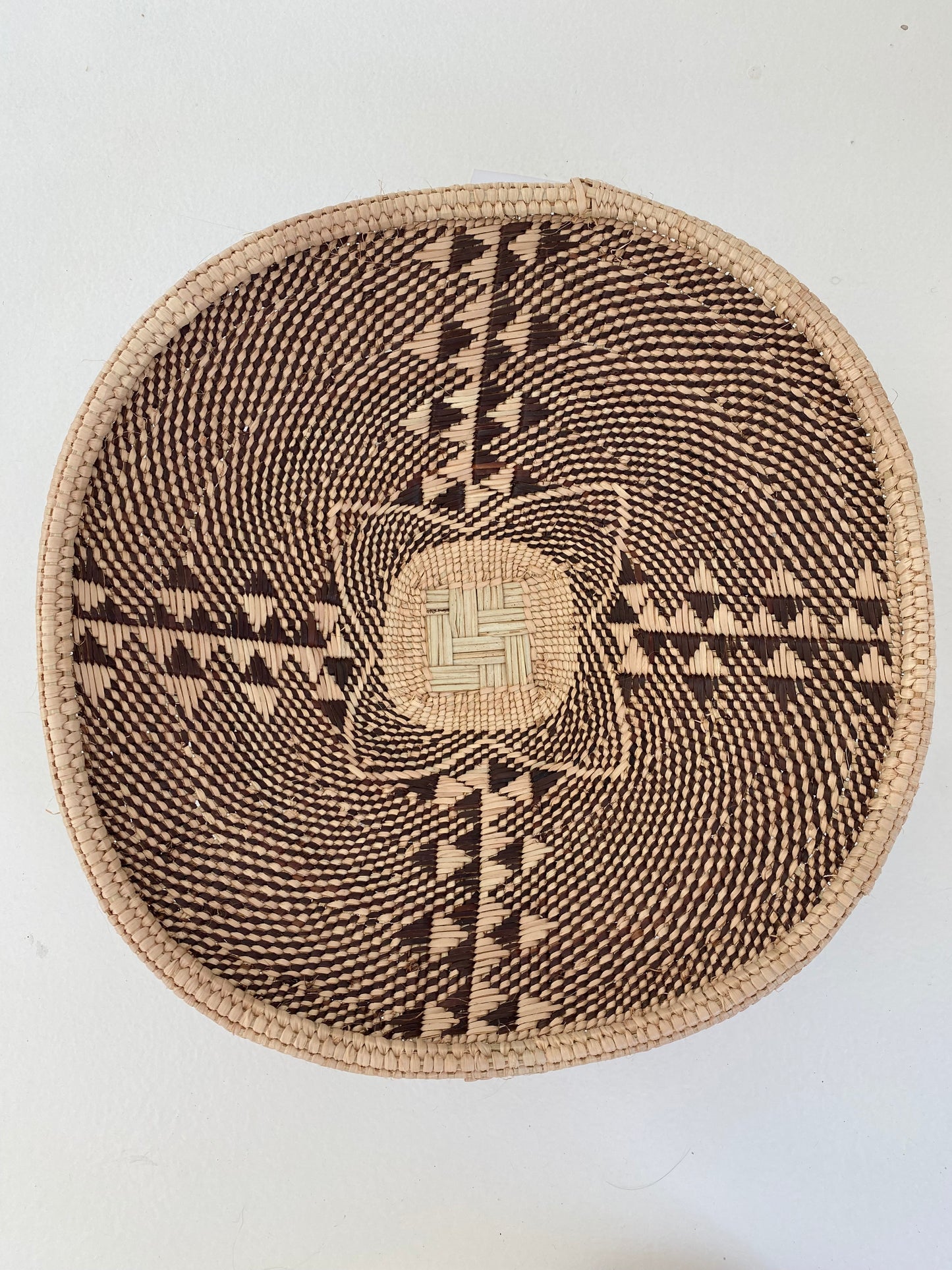 Tonga/Binga basket Natural/Brown Small