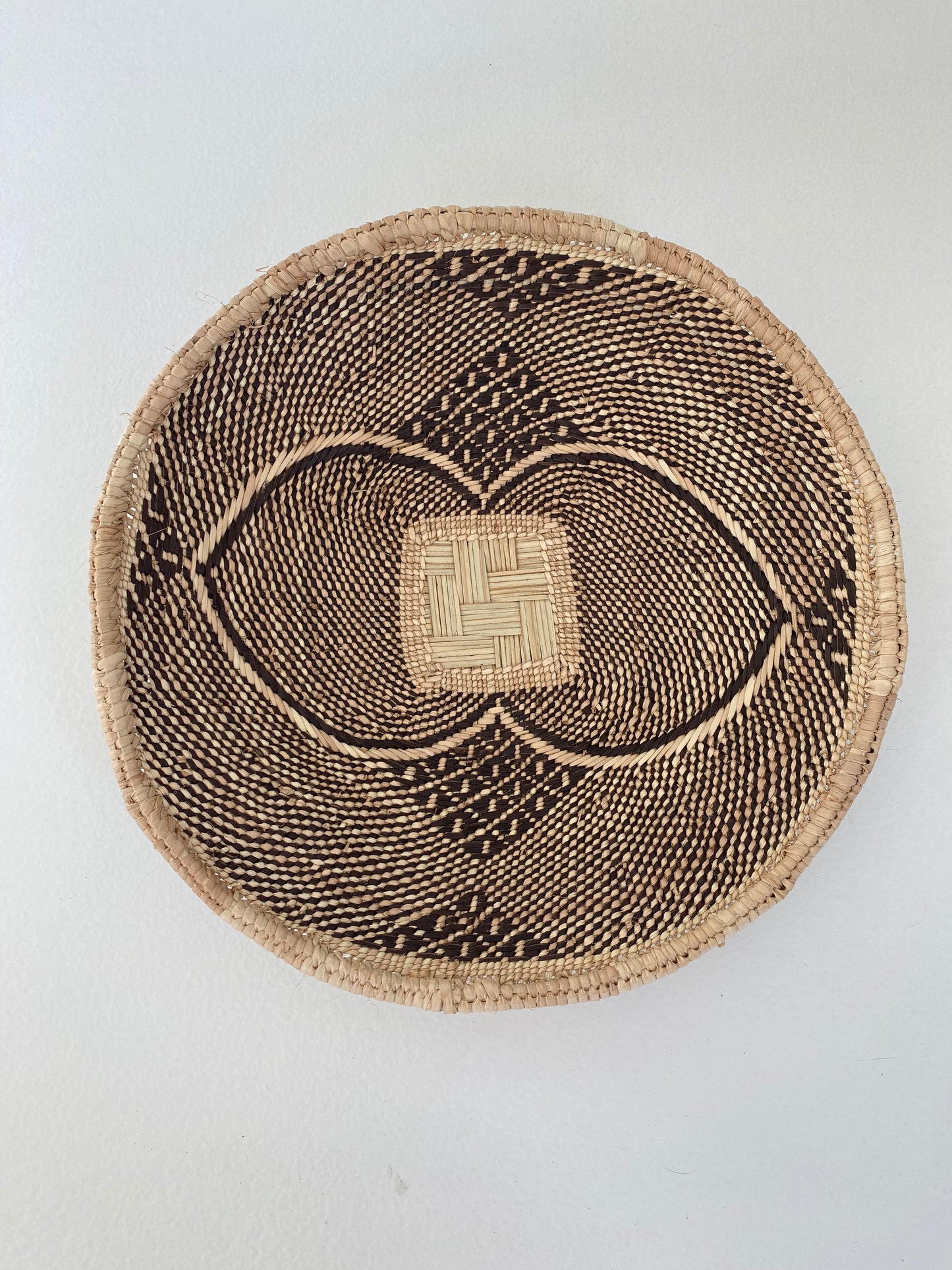 Tonga/Binga basket Natural/Brown Small