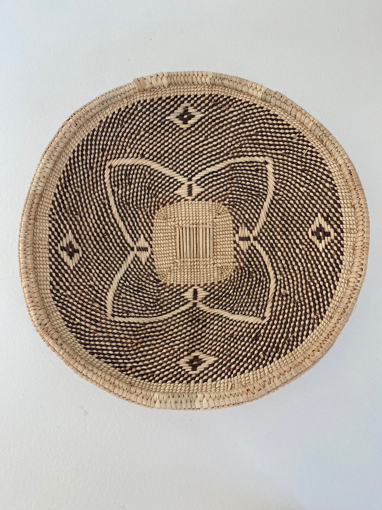 Tonga/Binga basket Natural/Brown Small