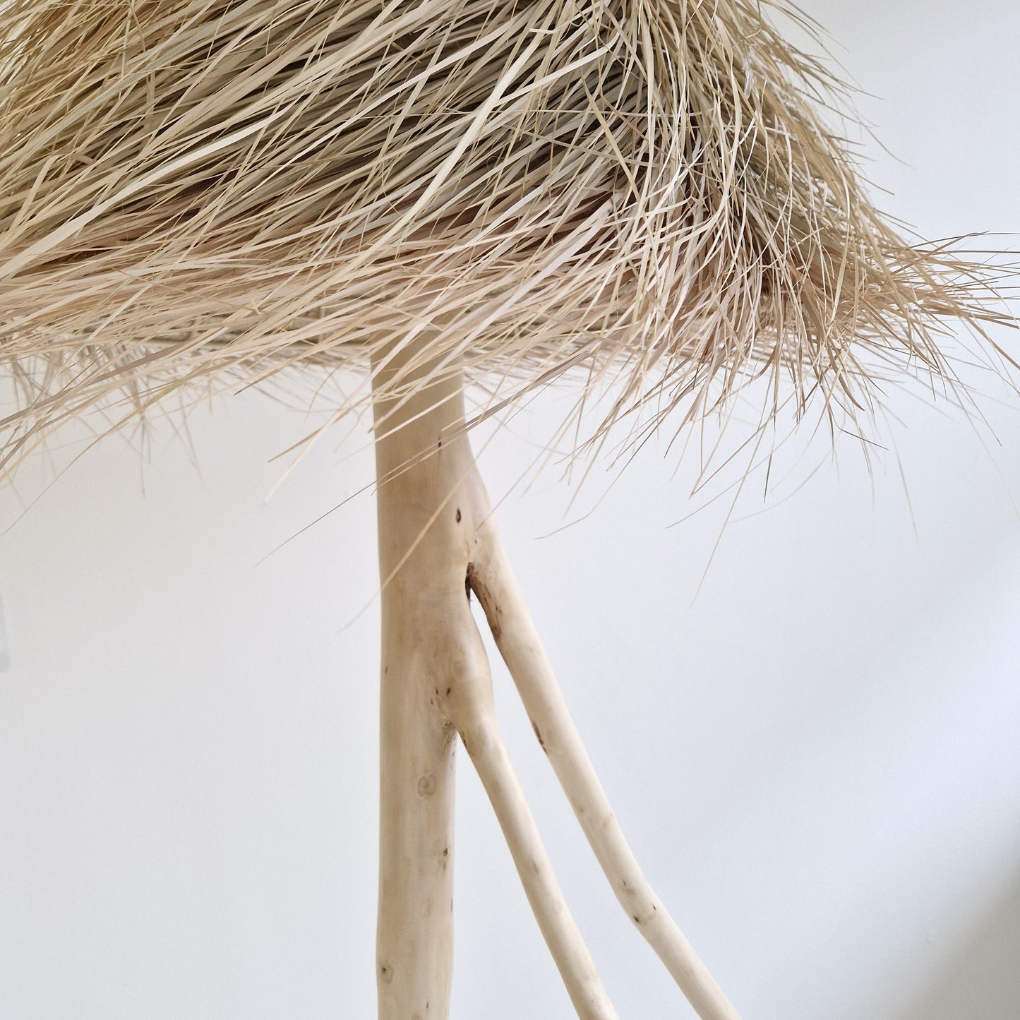 Rock the Kasbah Palmleaf staande lamp naturel MM Schuine kap