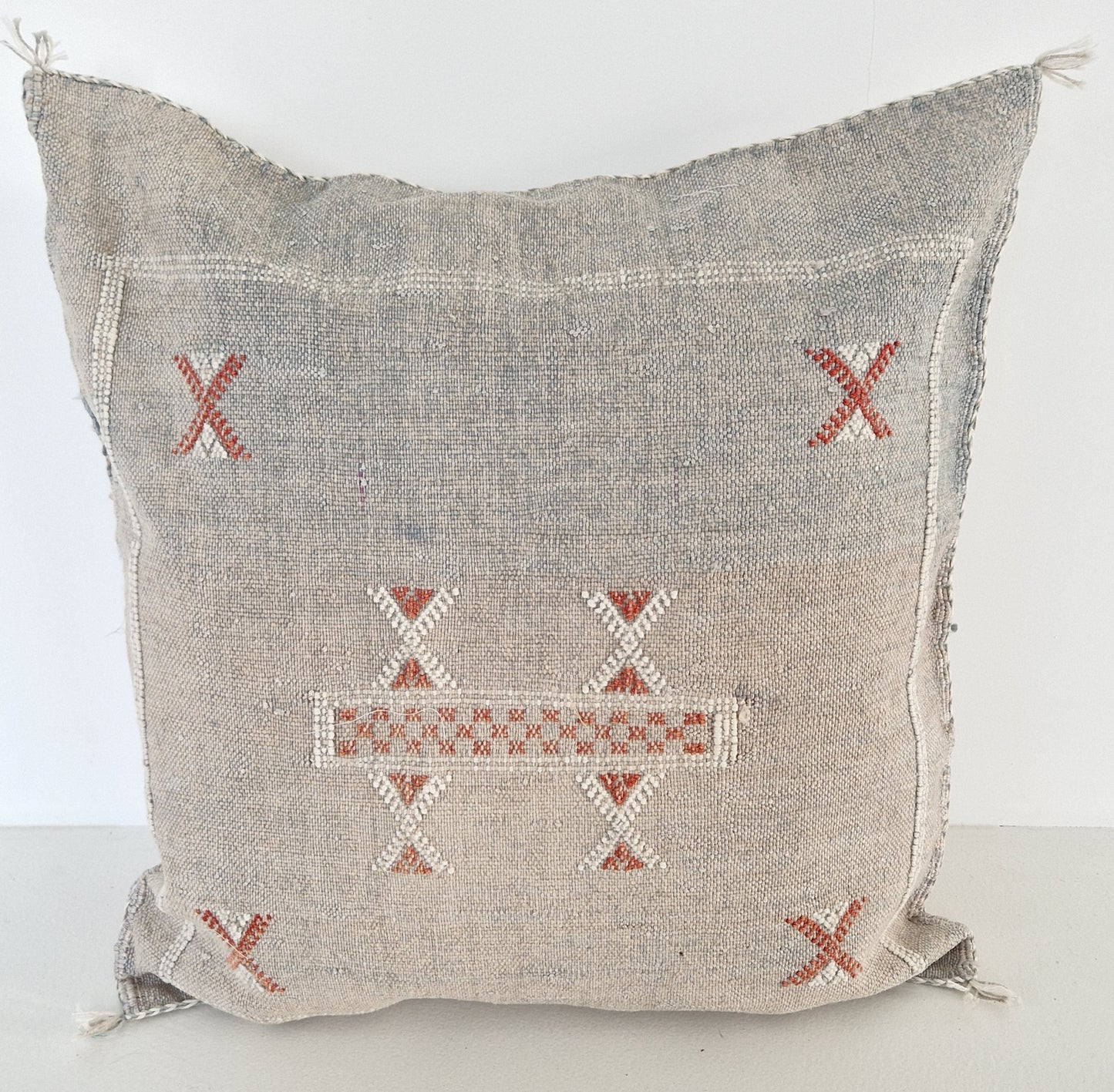 Sabra Silk kussenhoes Grijs-blauw