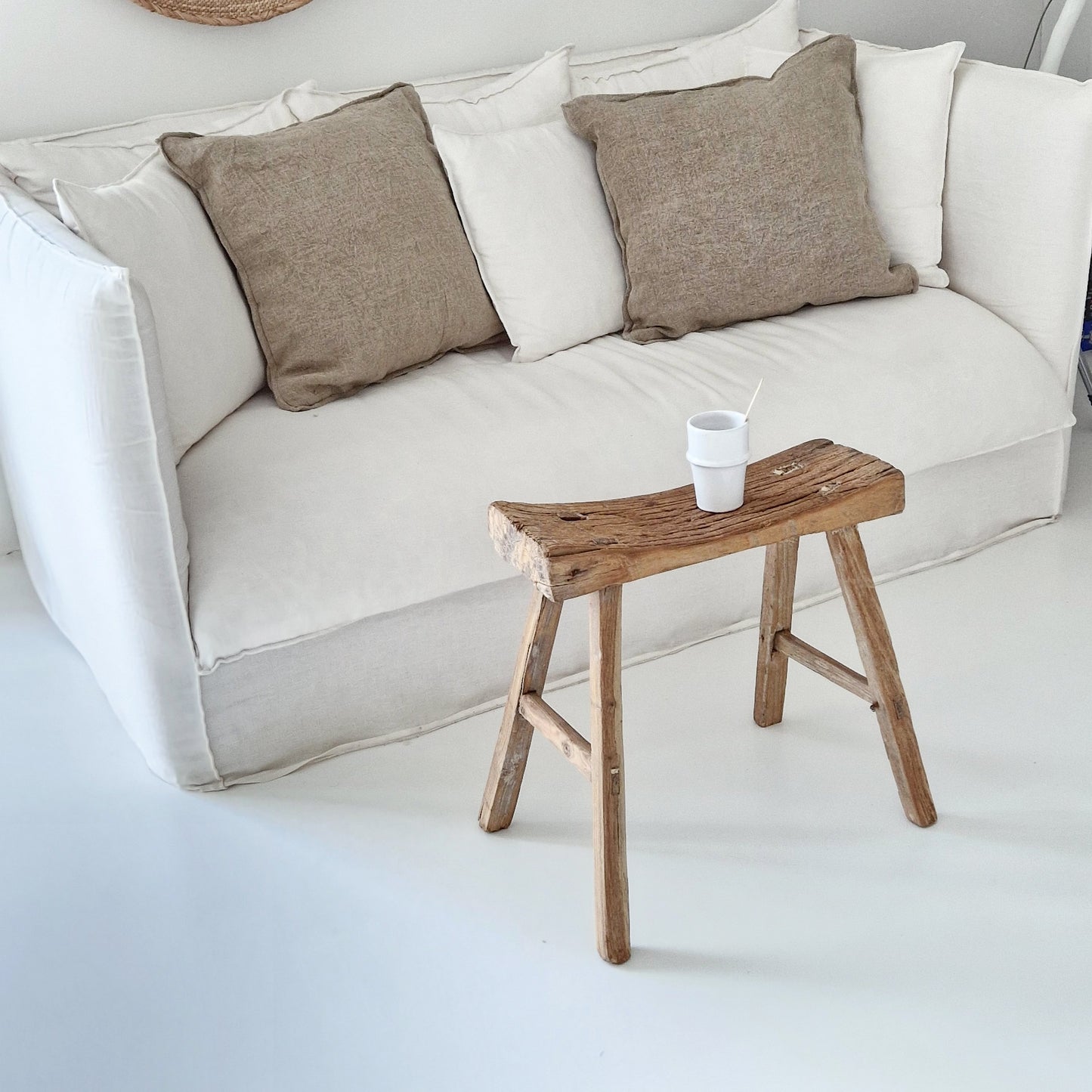 Linnen kussenhoes Naturel 50x50