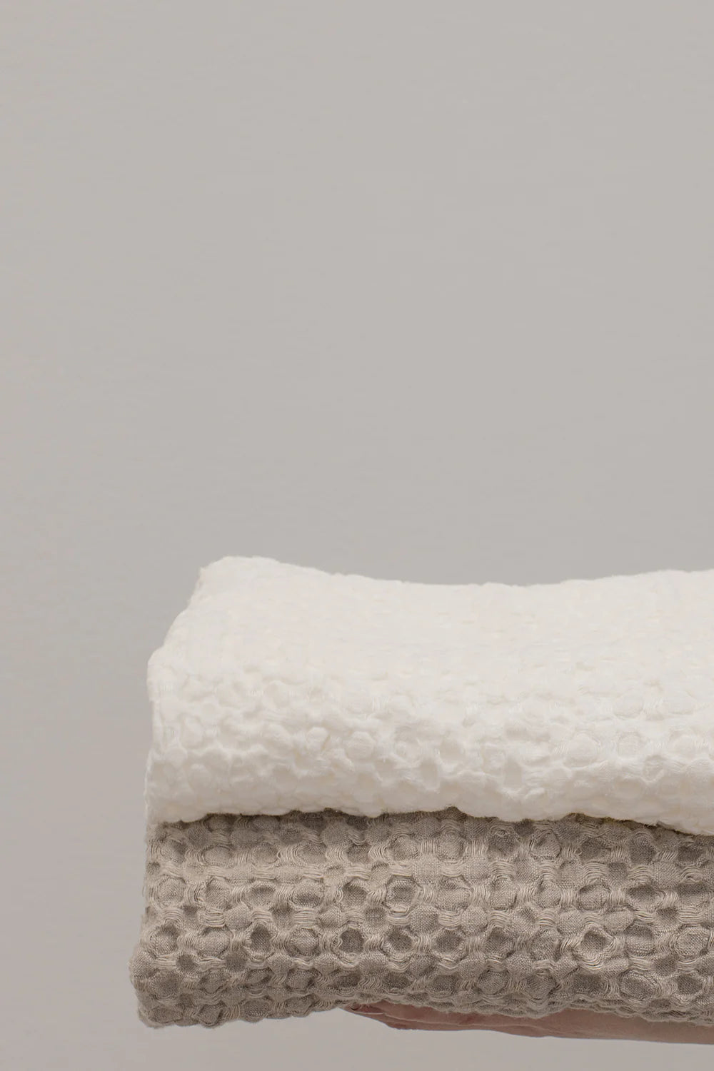 Linnen wafeldoek Off White 30x50cm