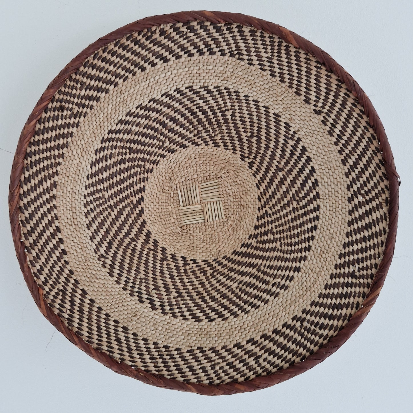 Tonga/Binga basket Natural/Brown Medium