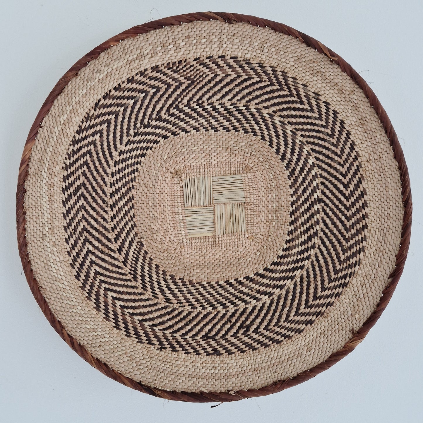 Tonga/Binga basket Natural/Brown Medium