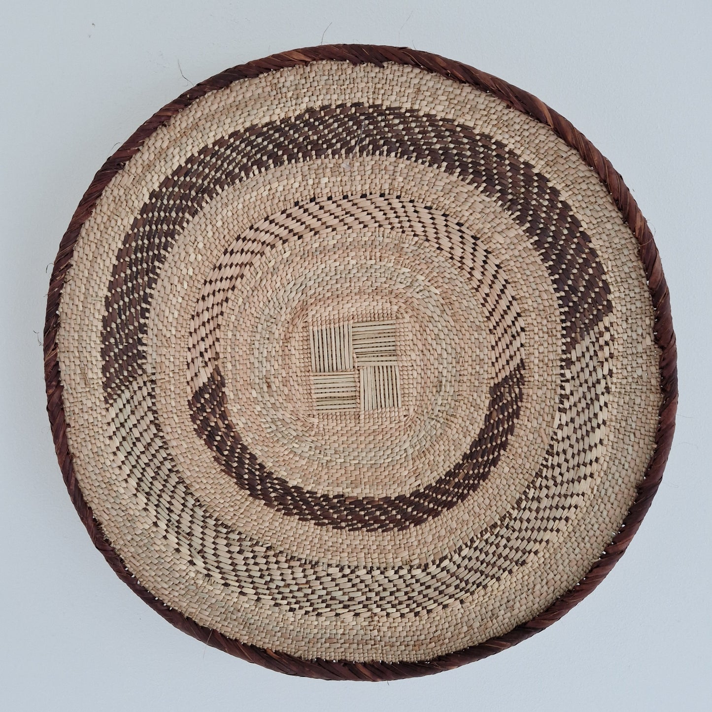 Tonga/Binga basket Natural/Brown Medium