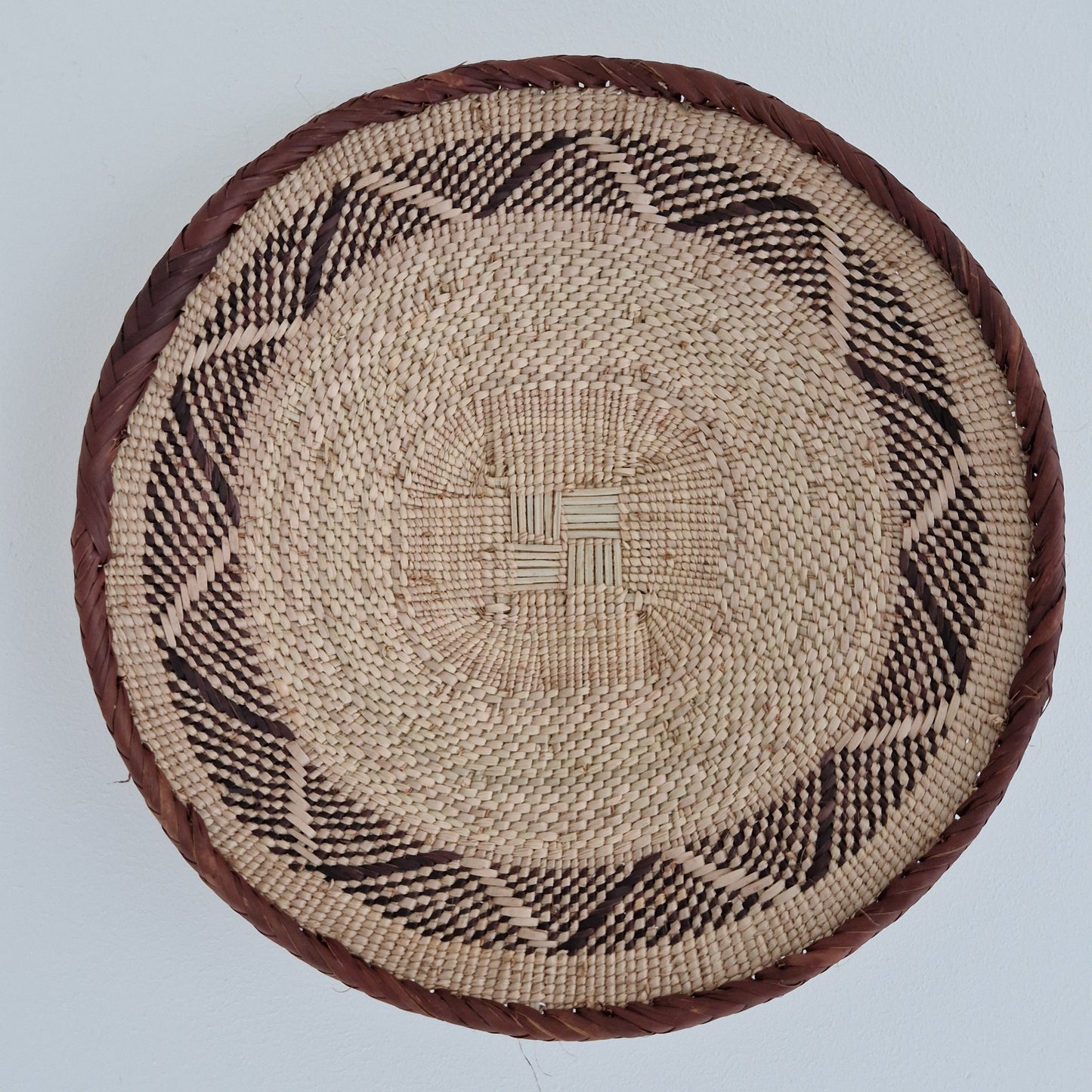 Tonga/Binga basket Natural/Brown Small