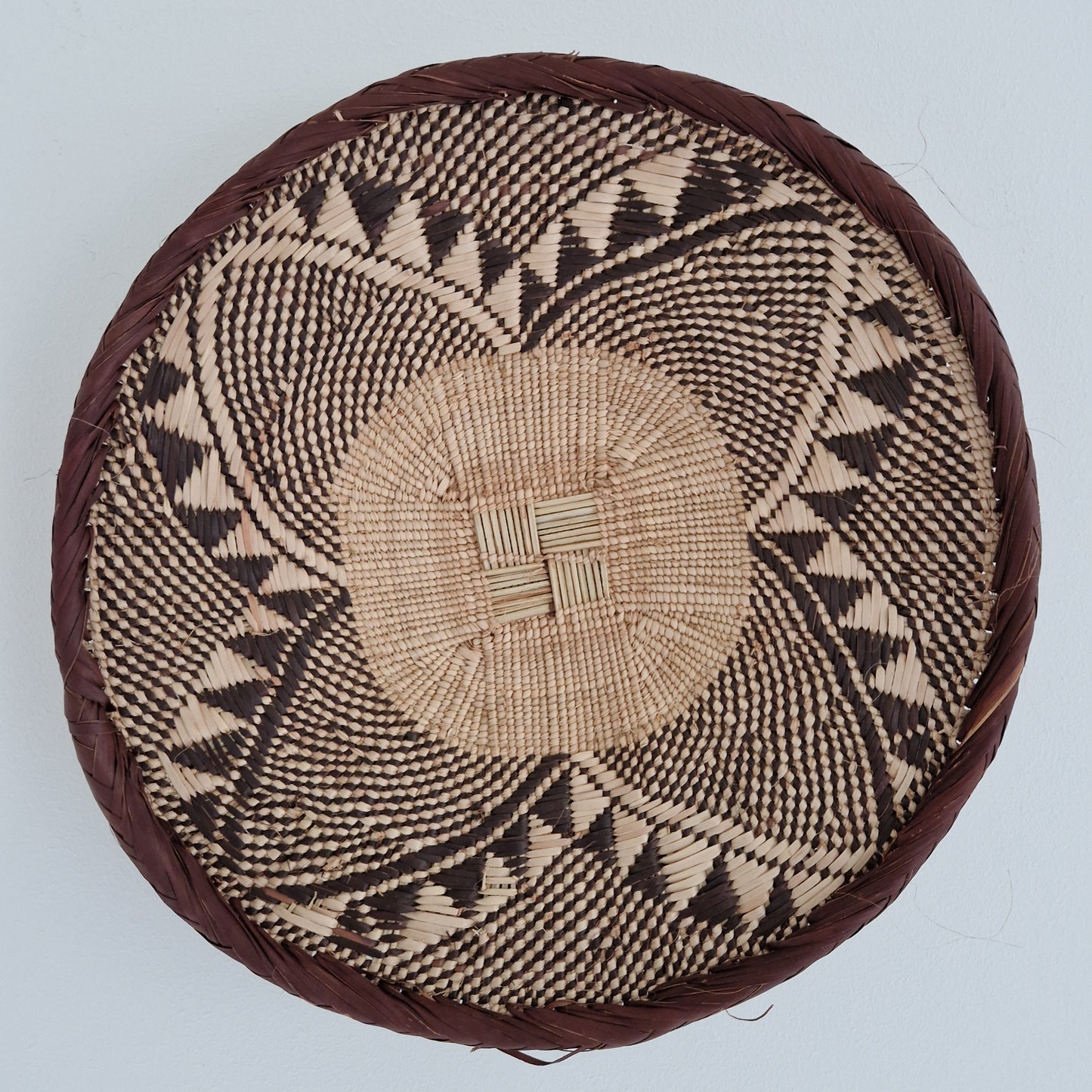 Tonga/Binga basket Natural/Brown Small