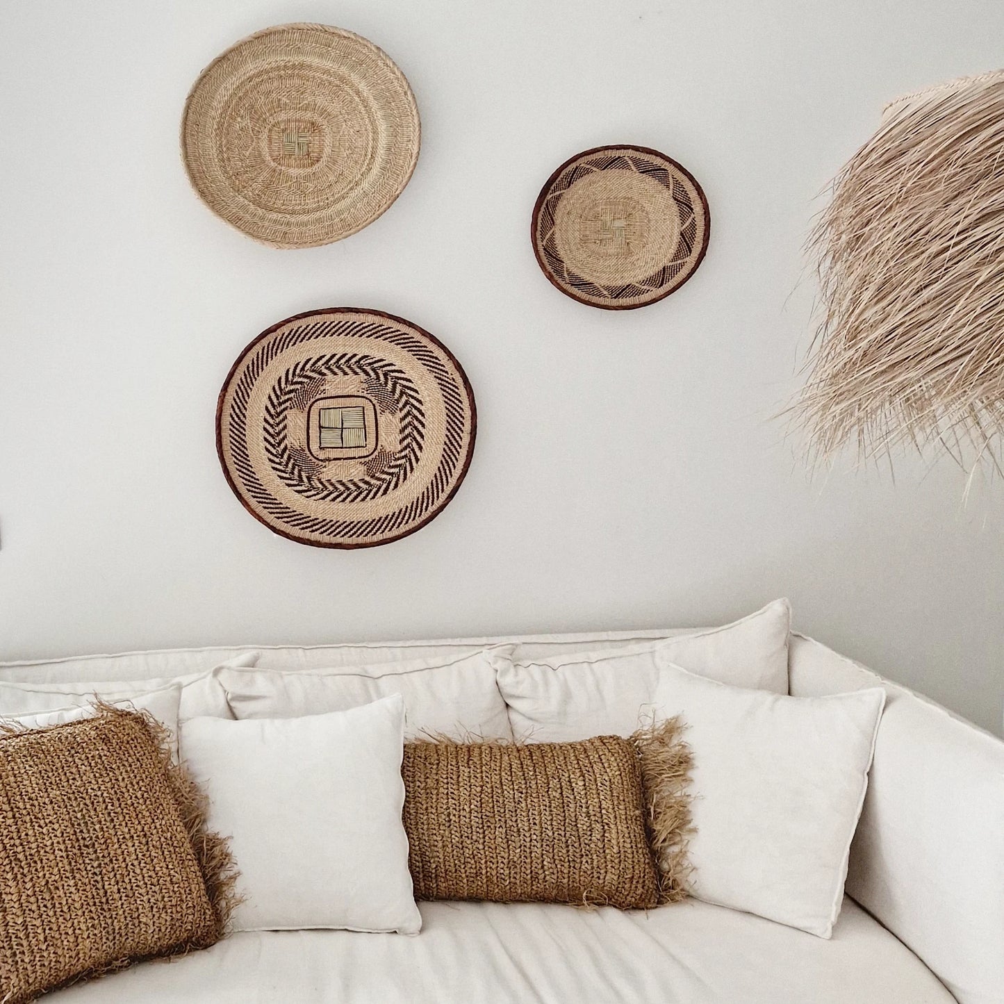 Tonga/Binga basket Natural/Brown Medium