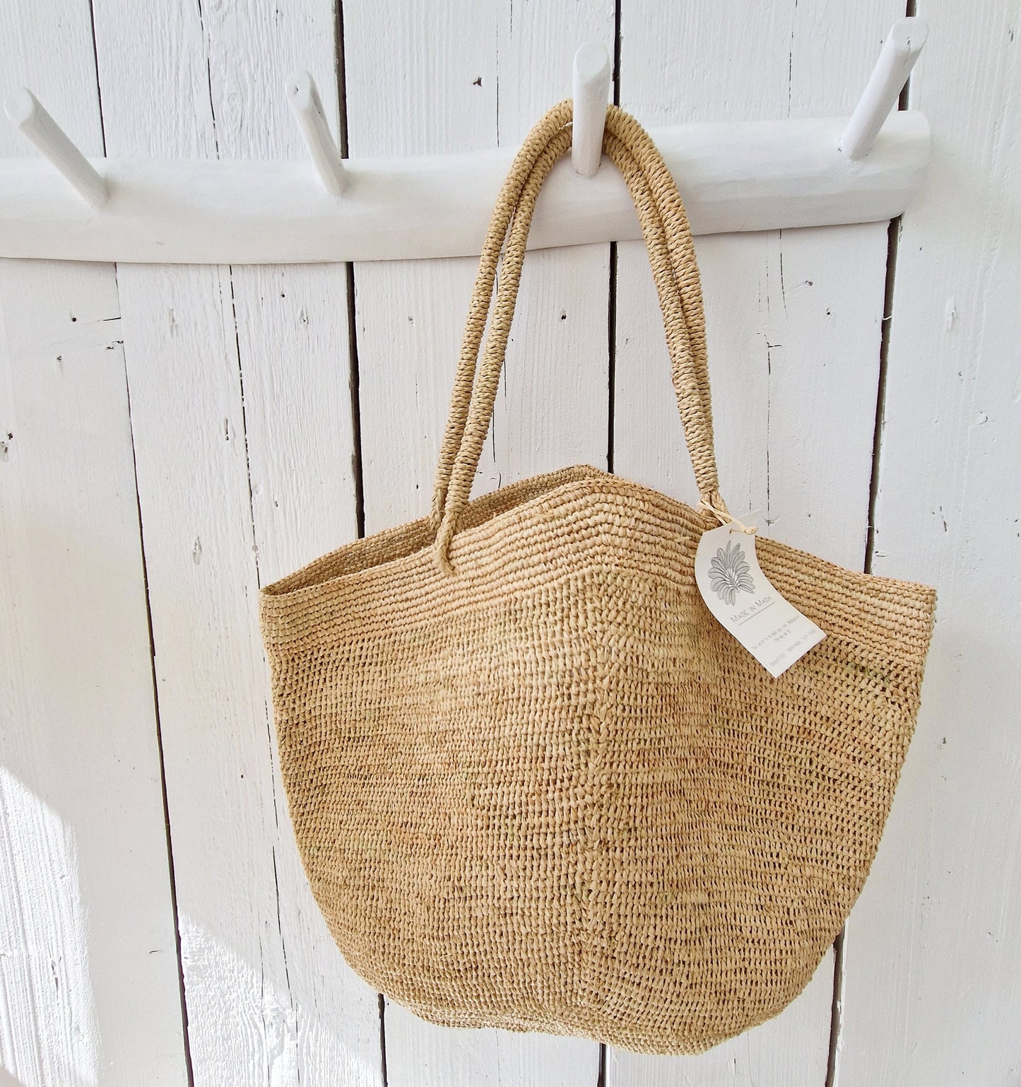 Gemma L Bag Naturel Made in Mada