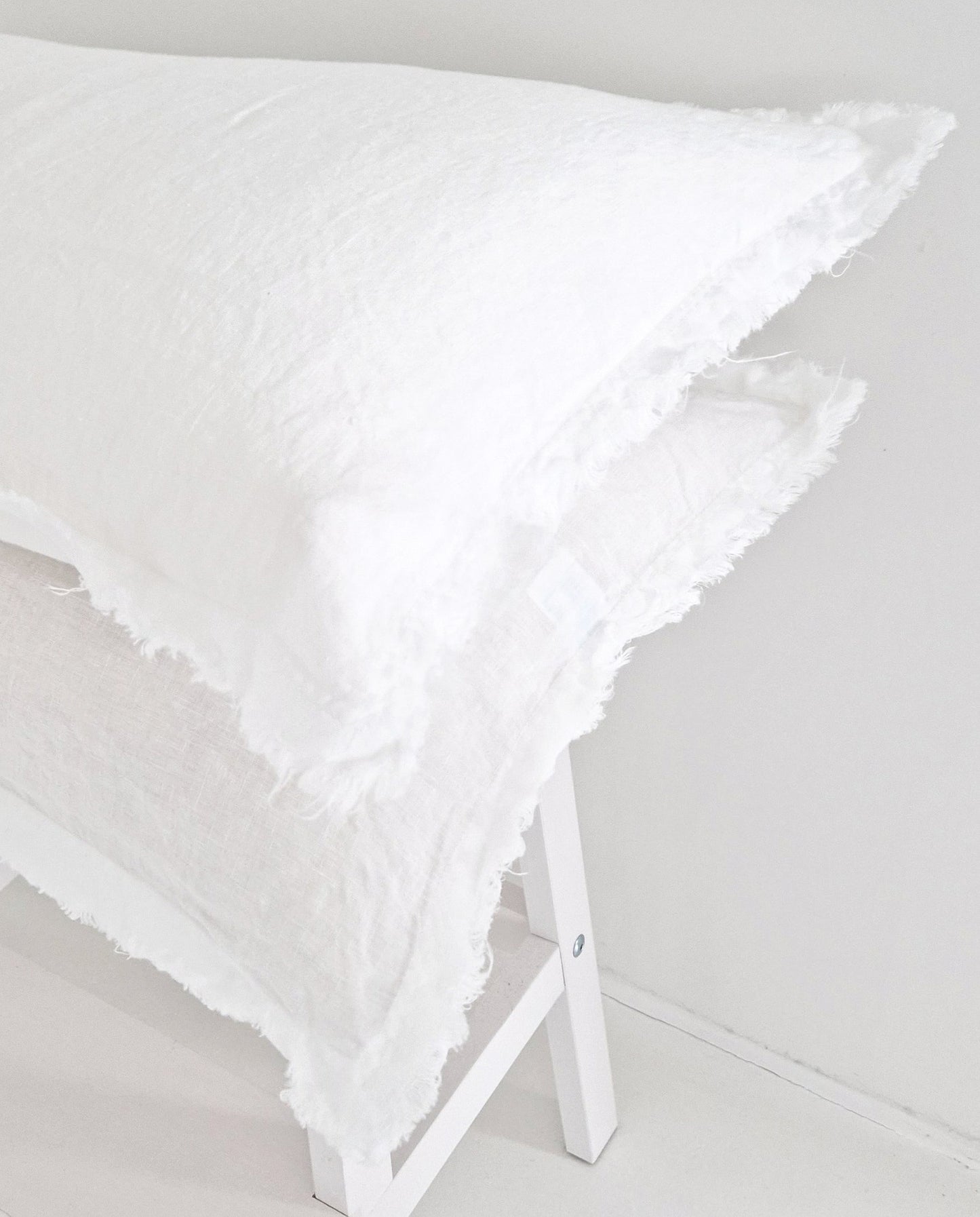 Linnen kussenhoes Malaga White 40x60