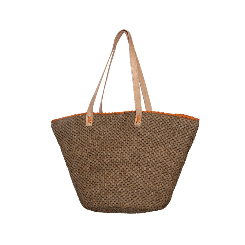 Julie Bag Tea met oranje detail Made in Mada