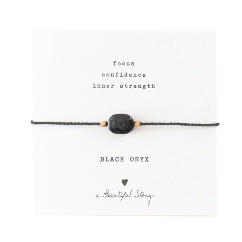 Onyx Bracelet A Beautiful Story