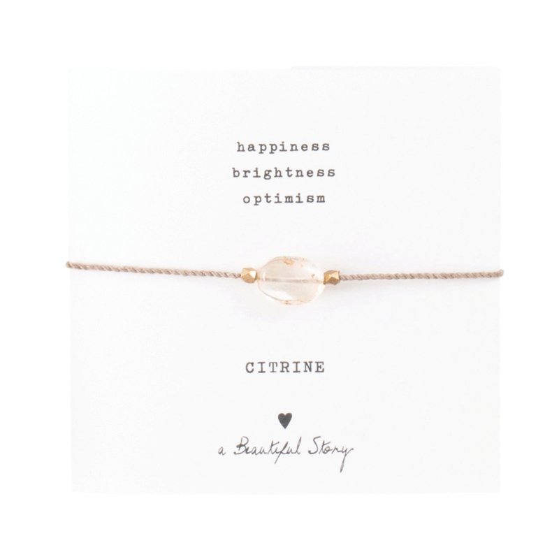 Citrine Bracelet A Beautiful Story