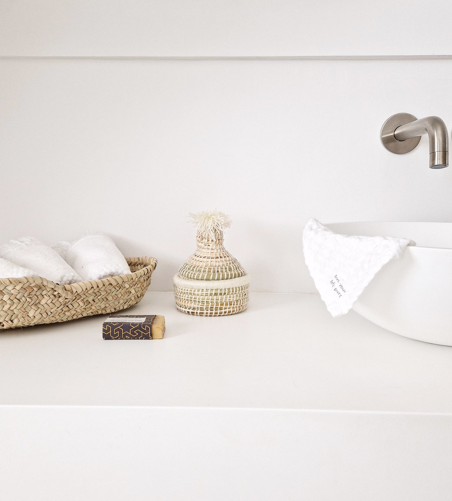 Tajine basket met pompom