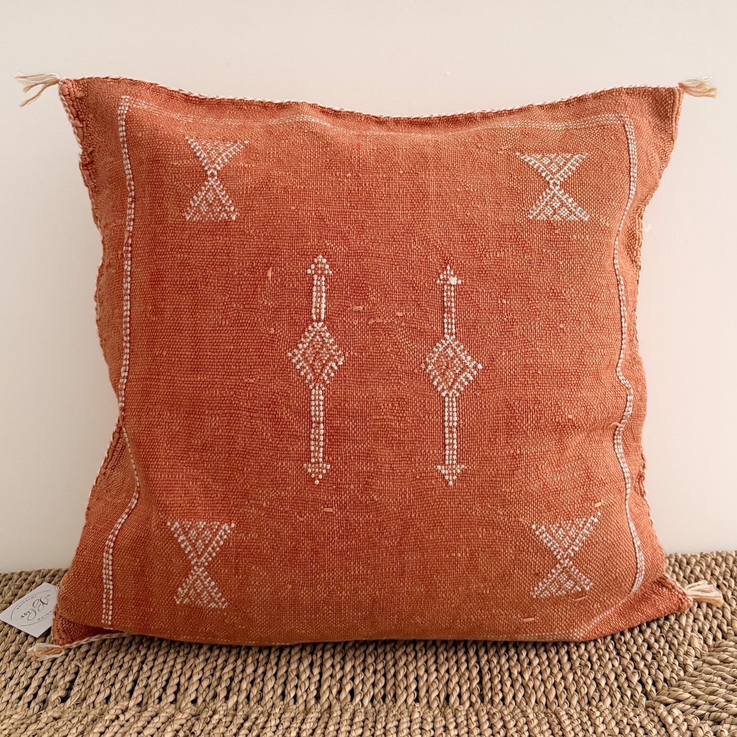 Marokkaanse Sabra Silk kussenhoes Desert Collection No. 02 met uniek patroon
