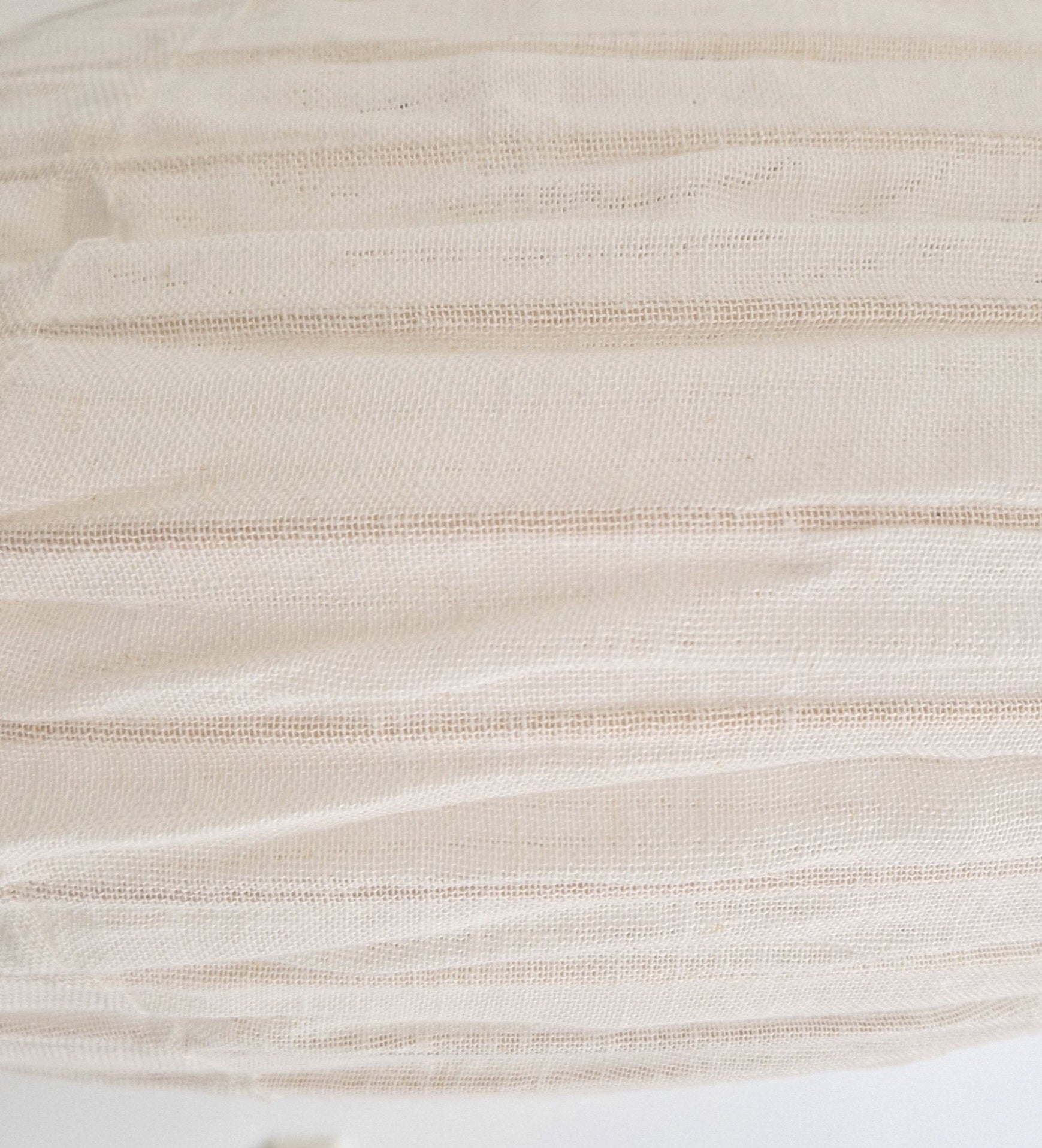 Detail foto linnen stof Ufo Off-white