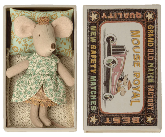 Maileg Princess mouse little sister in matchbox