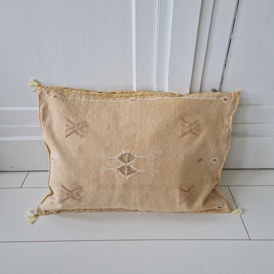 Sabra Silk kussenhoes Vintage Yellow rechthoekig