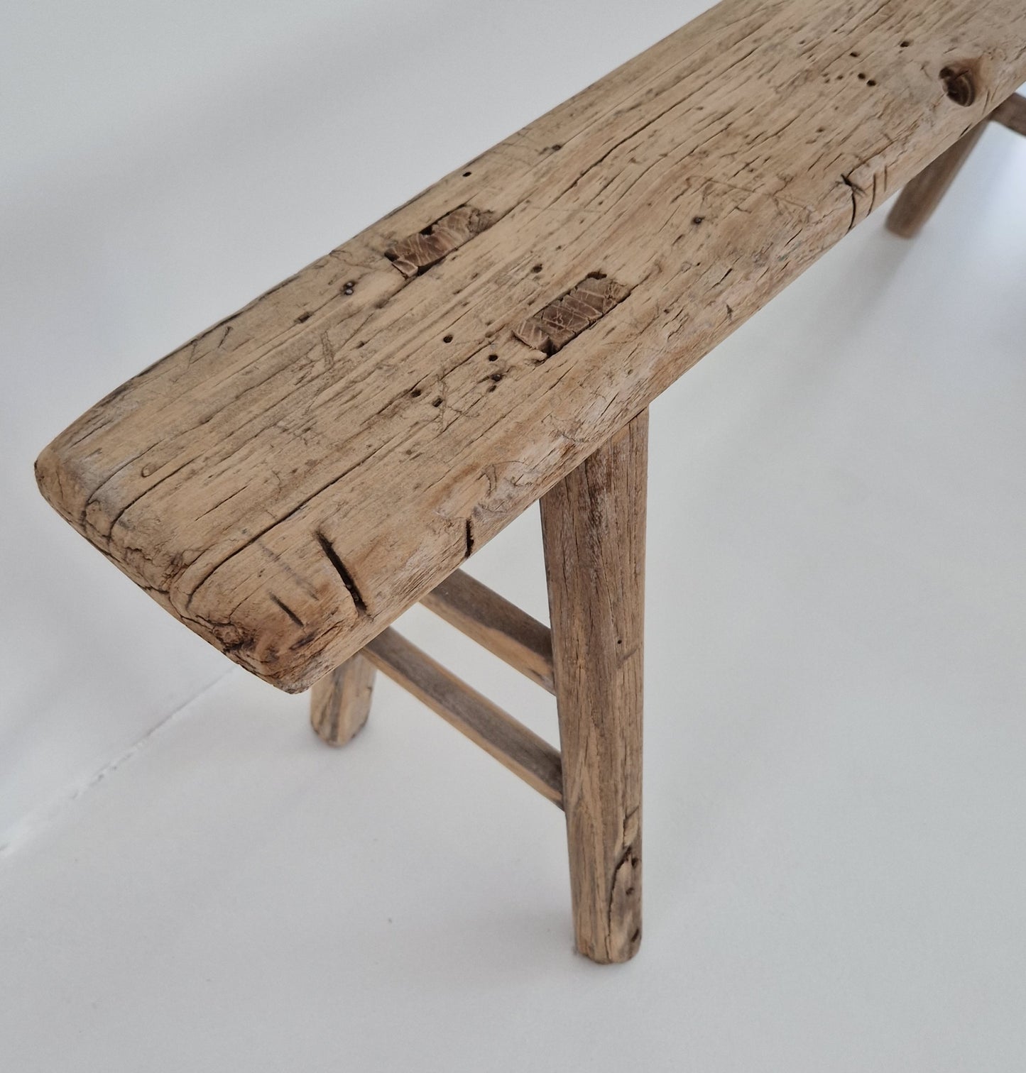 Oud houten bankje #6 (122cm)
