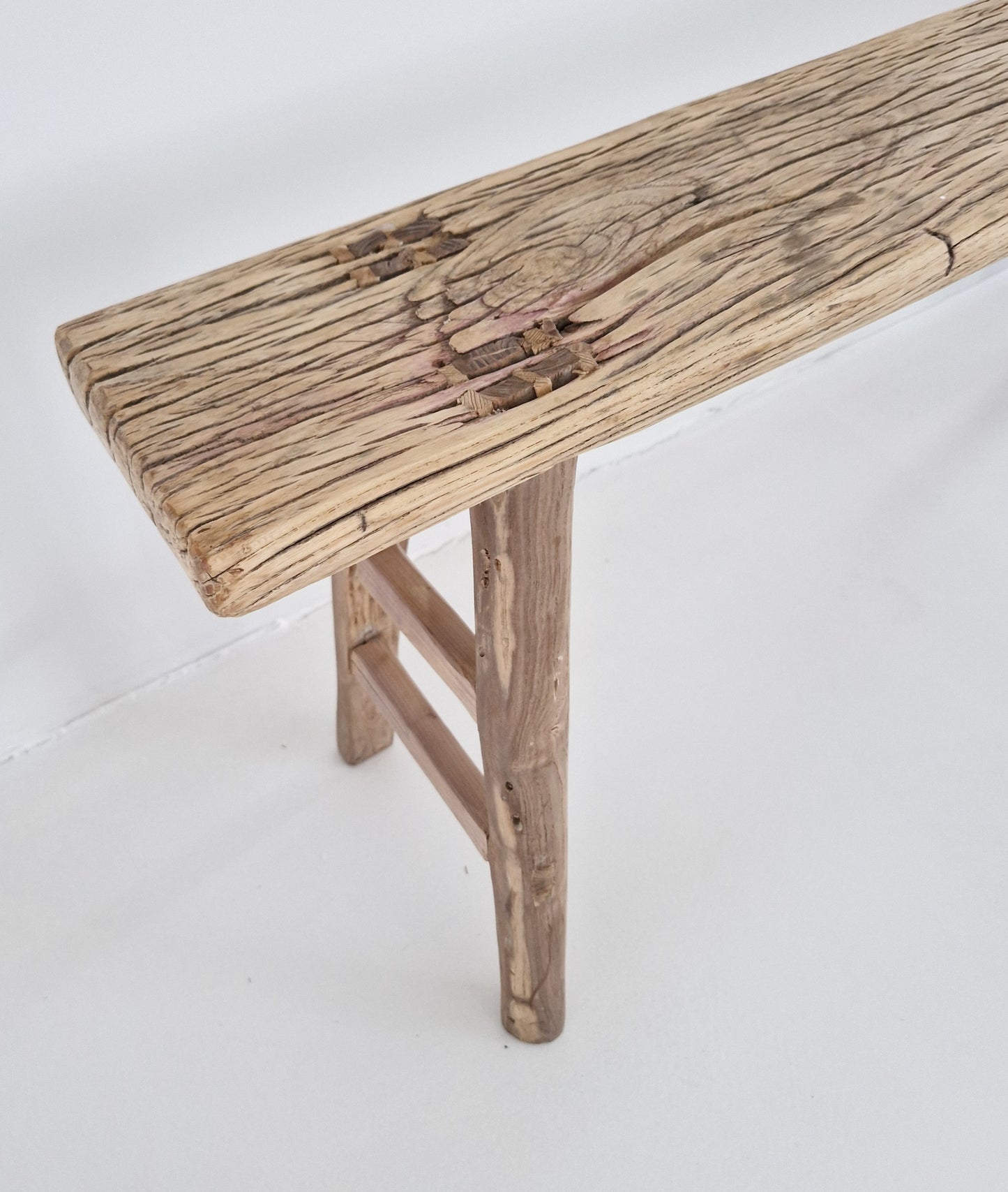 Oud houten bankje #8 (115cm)