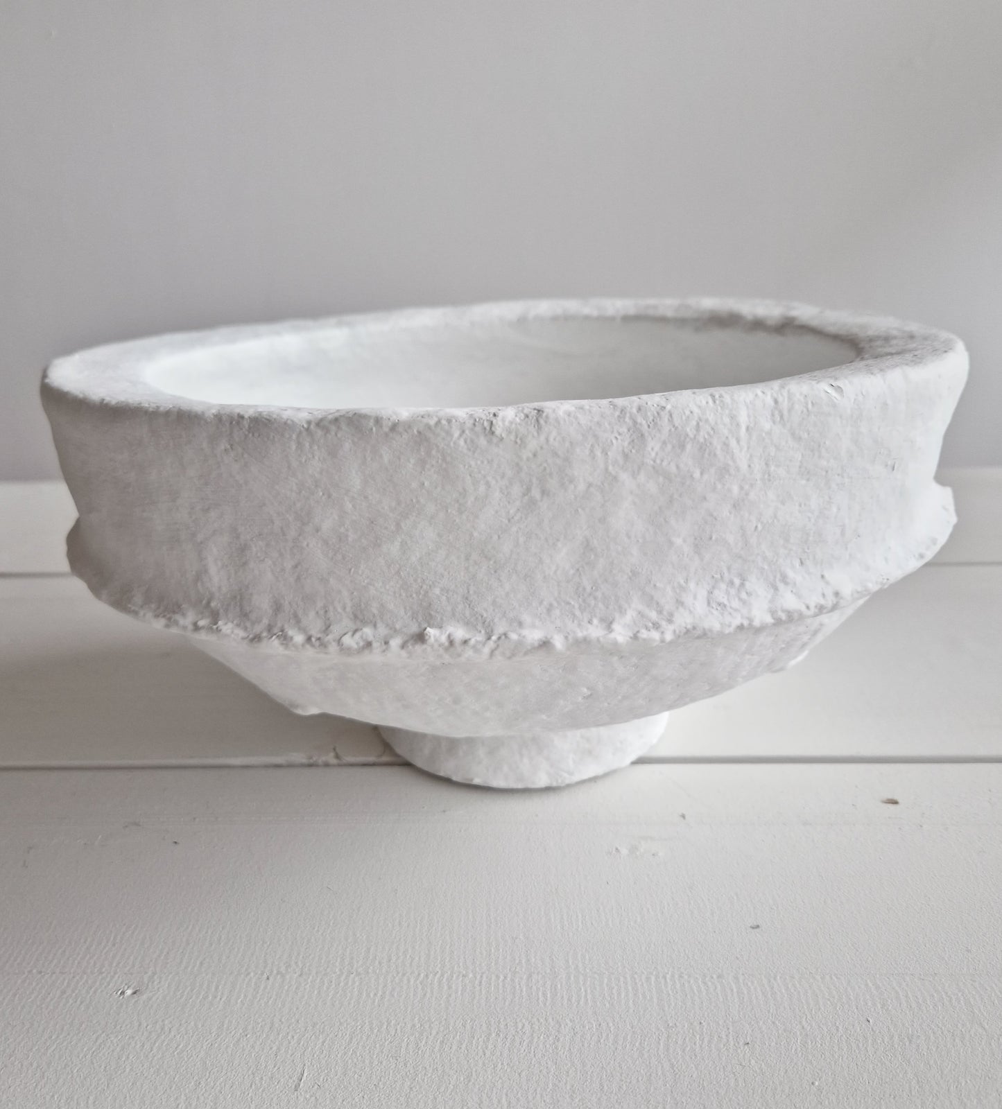 Papier-Maché schaal Small Wit #1
