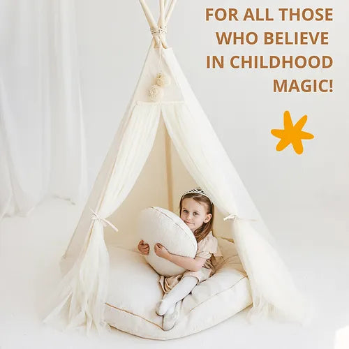 Prinses Fairy Tipi-tent met tule