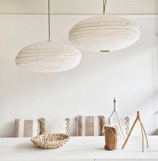 Linnen lampion lamp Off-white Ufo