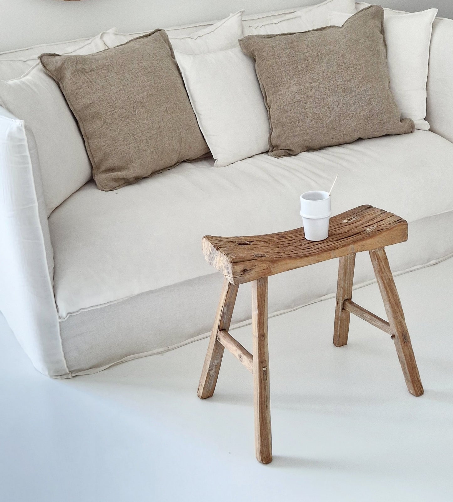 Linnen kussenhoes Naturel 50x50