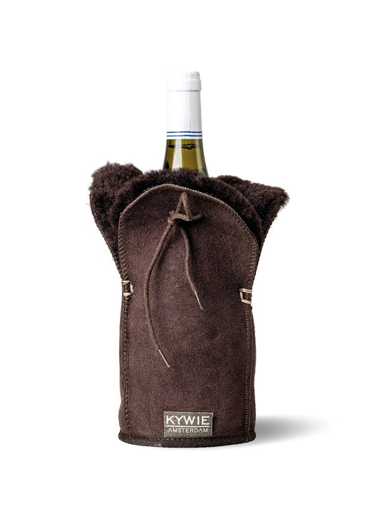 KYWIE Champagne/wijn cooler Brown Suede