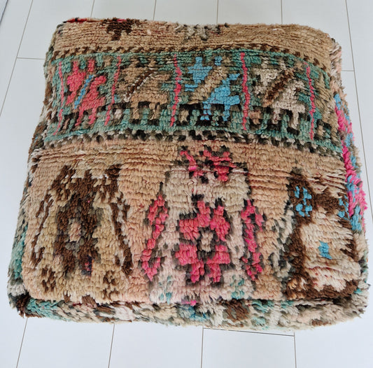 Marokkaans Vintage Kelim vloerkussen #3