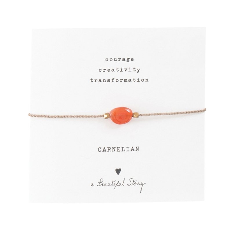 Carnelian Bracelet A Beautiful Story